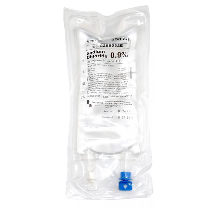 Picture of Saline Bag Sodium Chloride (250ml) (250ml)