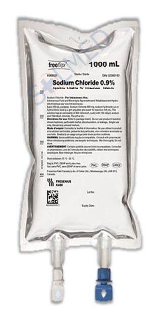 Picture of Saline Bag Sodium Chloride (1000ml) (1000ml)