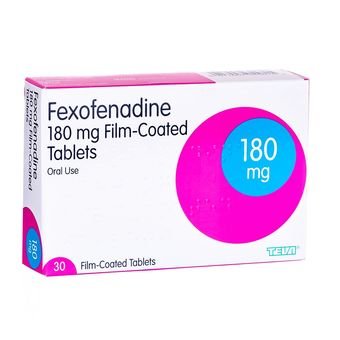 Picture of Fexofenadine 180mg (30 tablets)