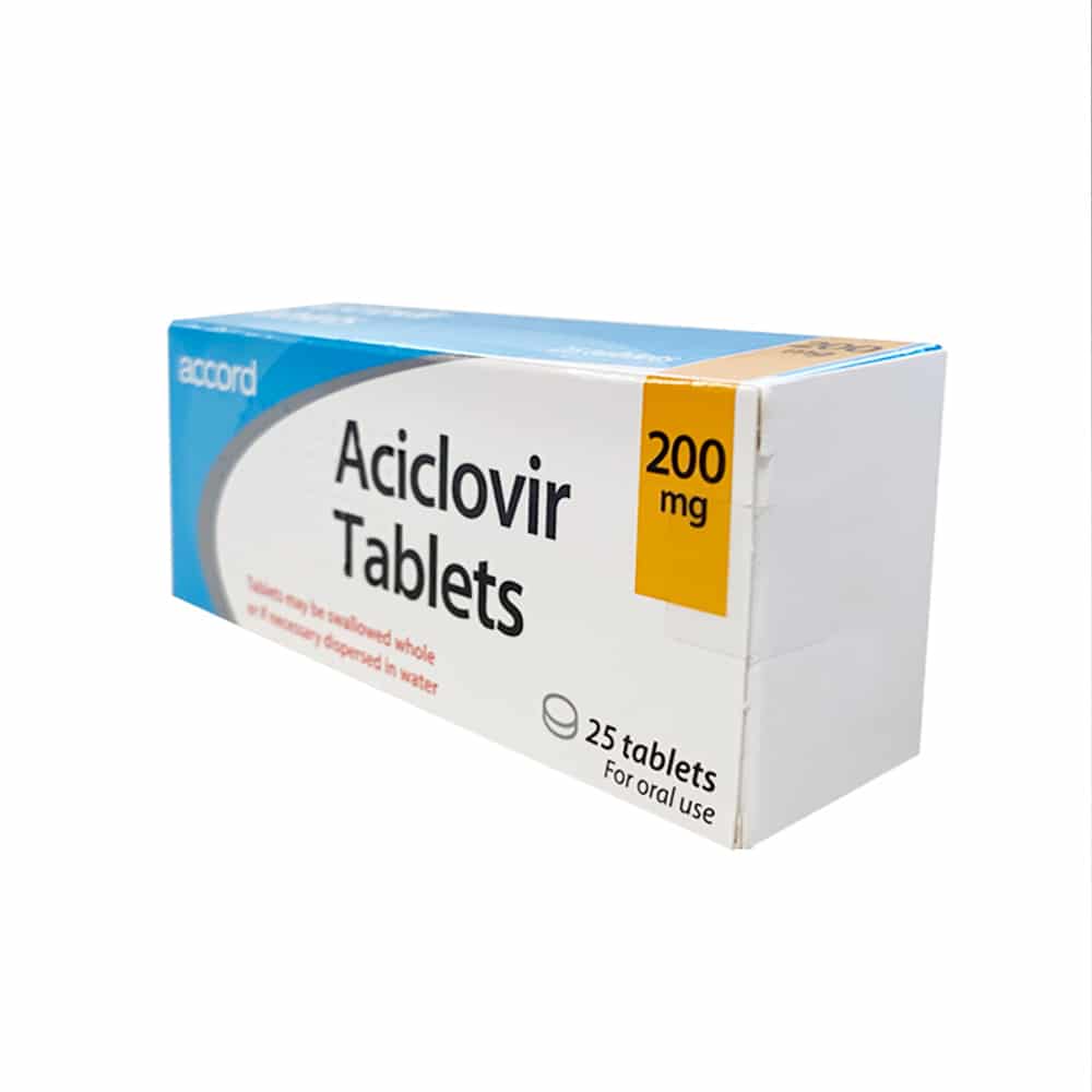 Picture of Aciclovir 200mg (25 tbs)