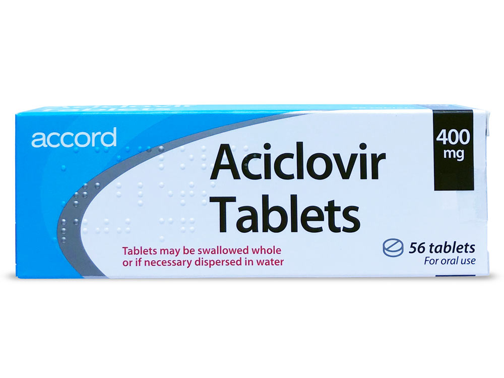 Picture of Aciclovir 400mg (56 tbs)