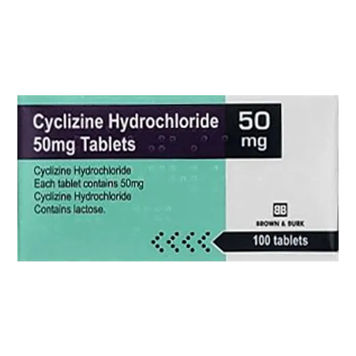 Picture of Cyclizine 50mg tablets (100  tab) - EXPIRES 11/24